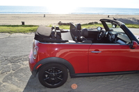Mini convertible wind deflector fits years from 2004 to 2015 beach view 2