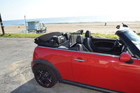 Mini convertible wind deflector fits years from 2004 to 2015 beach view