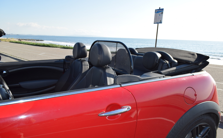 Mini convertible wind deflector fits years from 2004 to 2015 ocean view