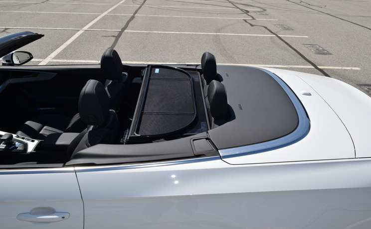 Audi a5 s5 wind deflector folded flat designed by love the drive