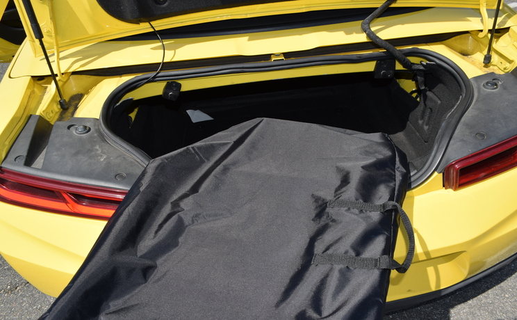 Camaro convertible wind deflector fits 2016 to 2024 in trunk  1 manufacturered by love the drive