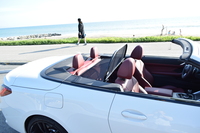 Bmw 4 seires convertible wind deflector fits 2021 to 2026 beach people manufacturered by love the drive