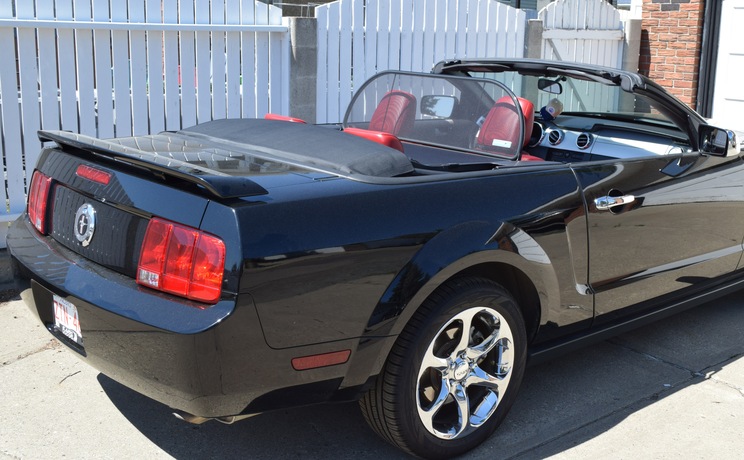 Mustang wind deflector passenger side  2 for 2005 to 2014 convertible by love the drive