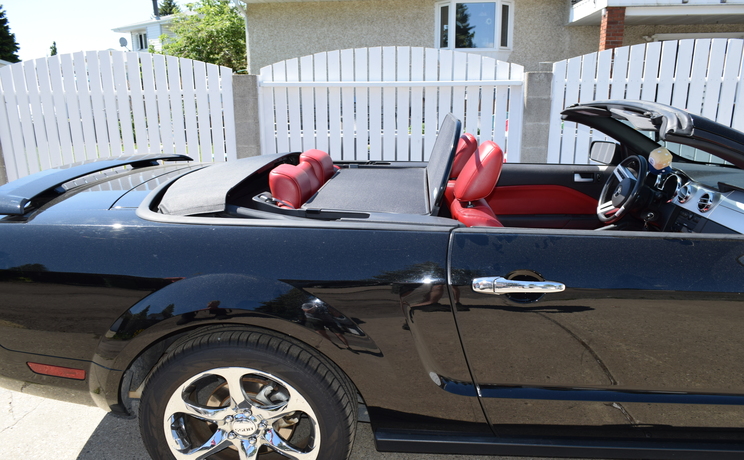 Mustang wind deflector passenger side  3 for 2005 to 2014 convertible by love the drive