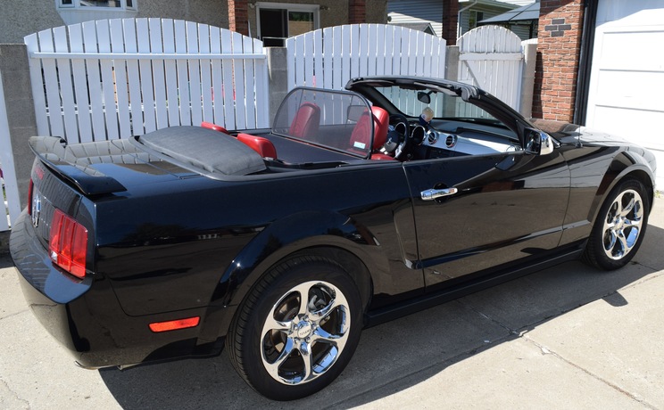 Mustang wind deflector passenger side for 2005 to 2014 convertible by love the drive