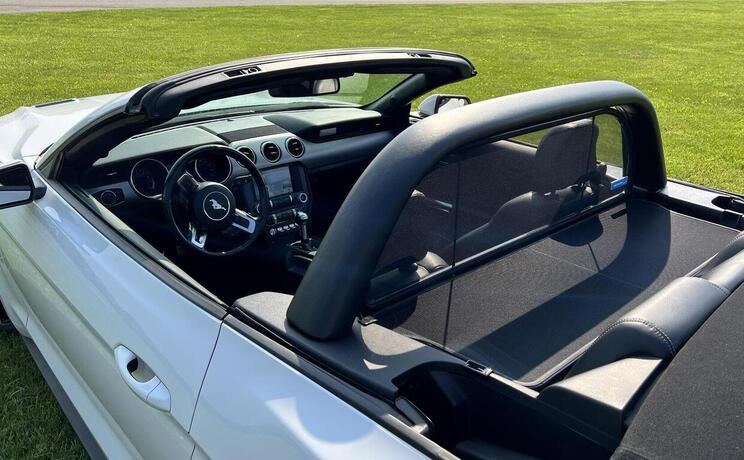 Mustang 2024 to 2030 with cdc lightbar wind deflector drivers side rear