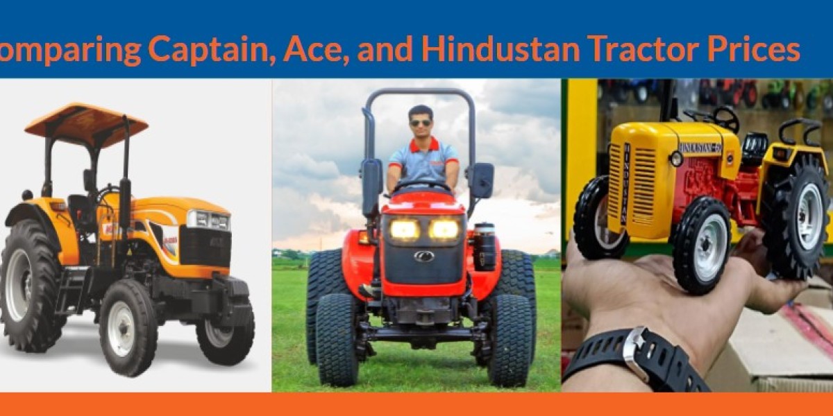 Comparing Captain, Ace, and Hindustan Tractor Prices